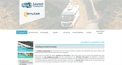 Desktop Screenshot of laurent-camping-cars.fr